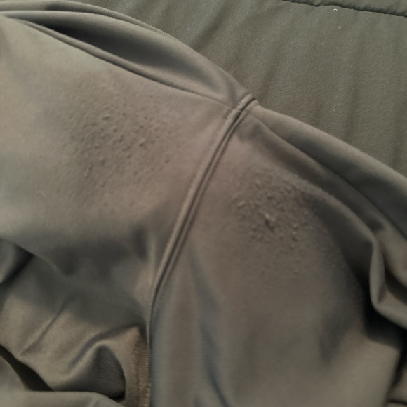 Adidas gray with blue stripes track pants - Picture 8 of 8